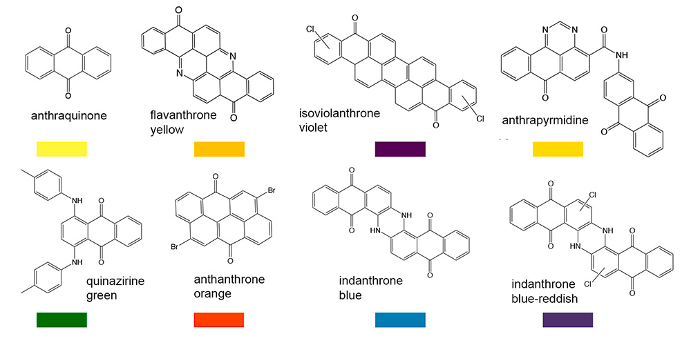 蒽醌染料化学结构