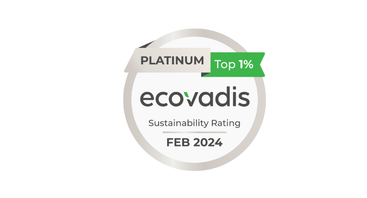 欧励隆炭黑荣获EcoVadis颁发的可持续发展铂金评级
